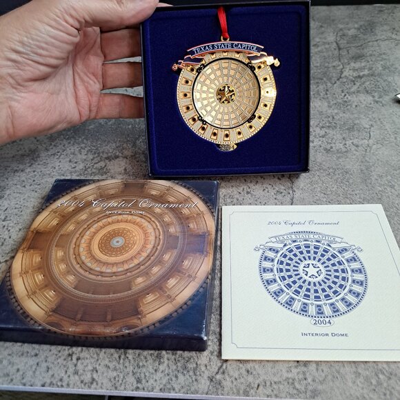 Texas State Capitol Interior Dome 2004 Christmas Holiday Ornament Collectible - Picture 8 of 12